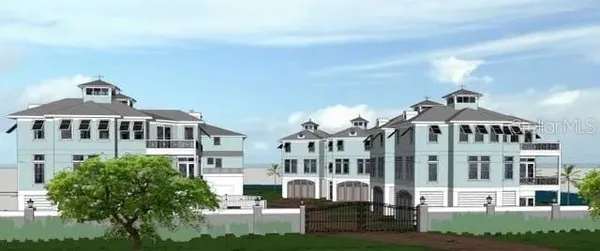 a front view of a residential apartment building with a yard