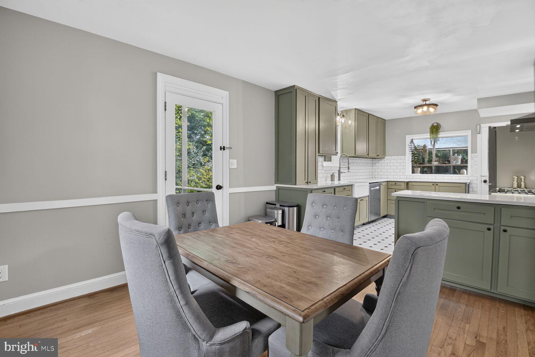 2611 Arvin Street Silver Spring, MD 20902 - Photo 11 of 42 Dining Room with access to Screened Porch
