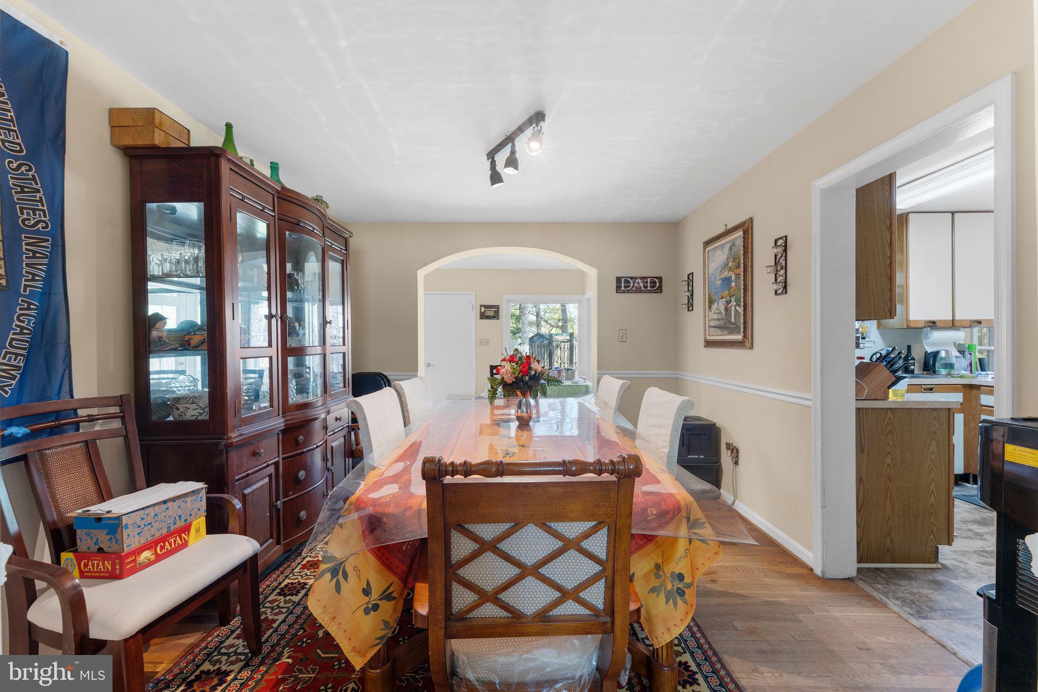 Separate dining room