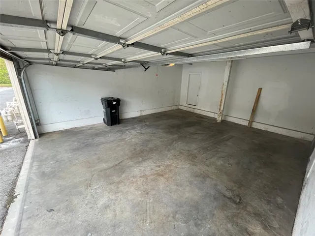 a view of a room with an empty space