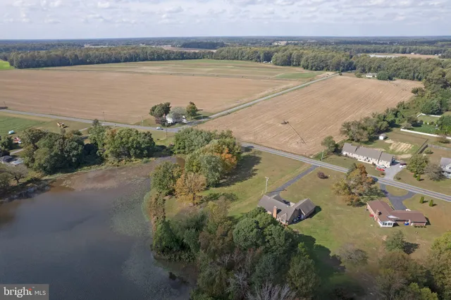 a view of a lake with a mountain in the background