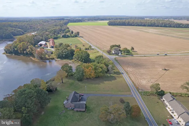 a view of a lake with a mountain