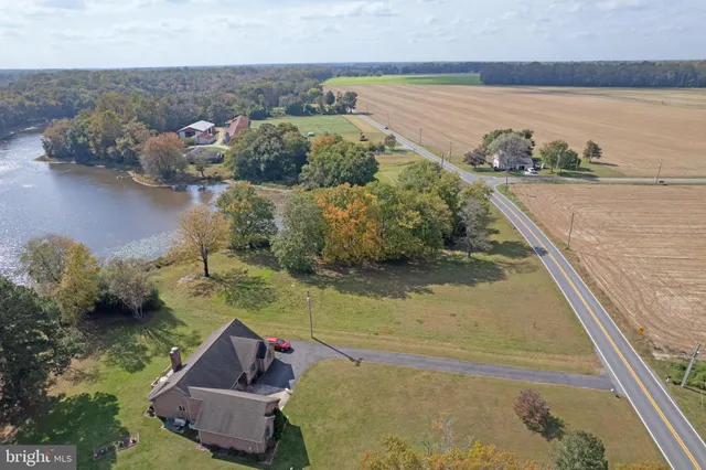 a view of a lake with a ocean view
