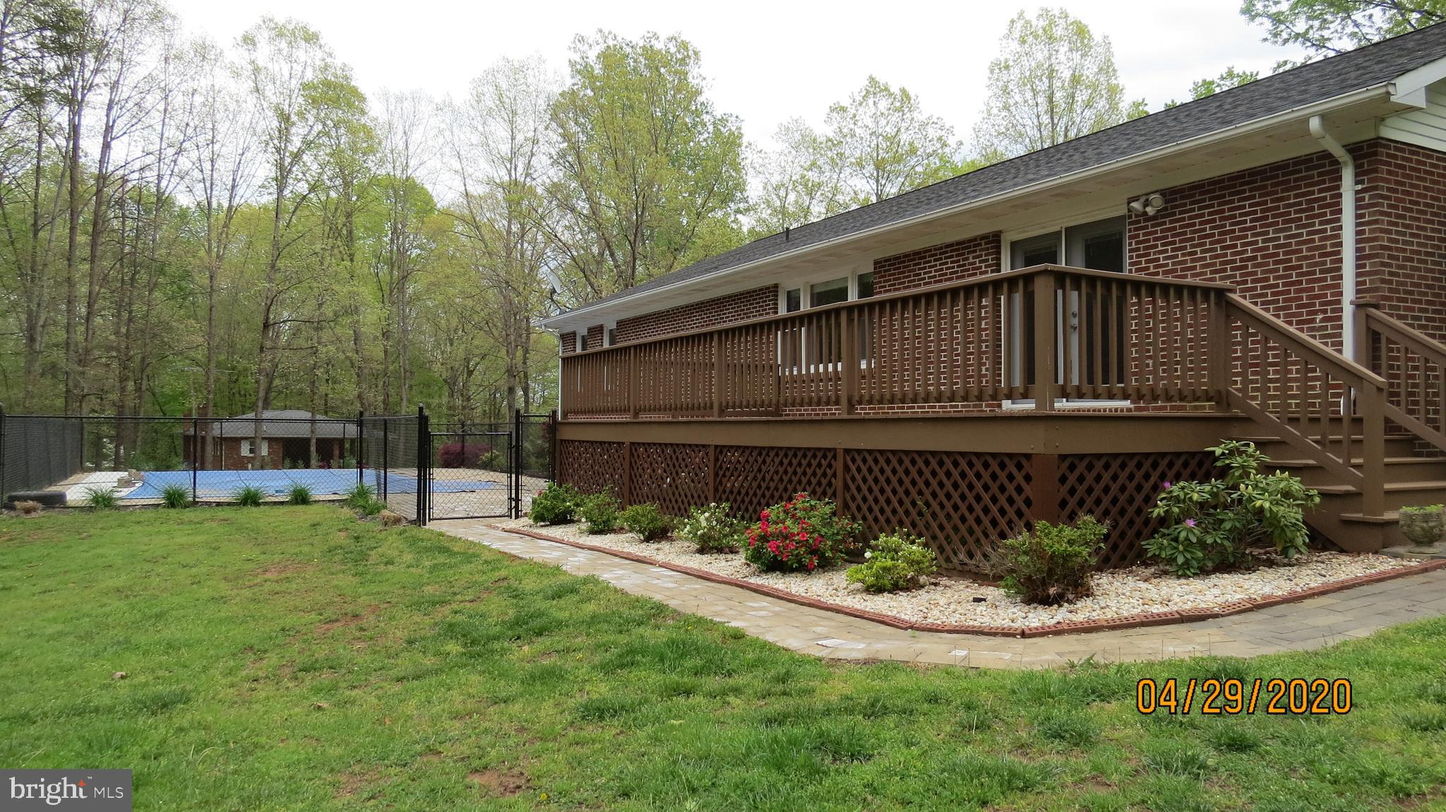 22191 Berry Run Road Orange, VA 22960 - Photo 6 of 42 back view with deck