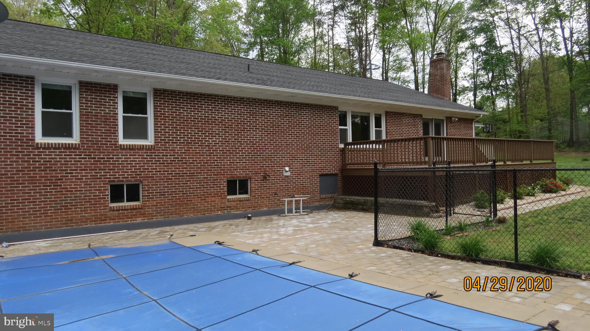 22191 Berry Run Road Orange, VA 22960 - Photo 8 of 42 Back view with saltwater inground pool !!!!