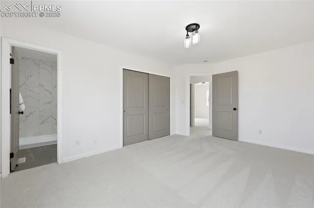 a view of an empty room