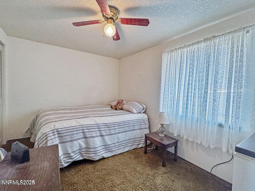 40 Basque Road Orovada, NV 89425 - Photo 12 of 16 a bedroom with a bed and a chandelier