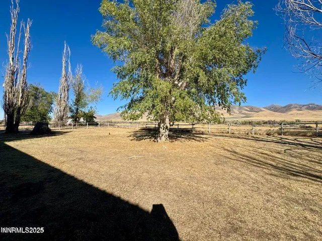 a view of a lake with trees in the background