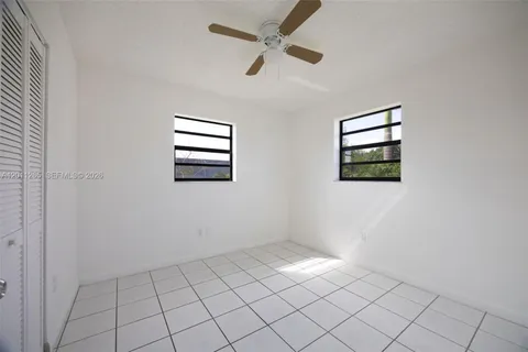 a view of a room with storage