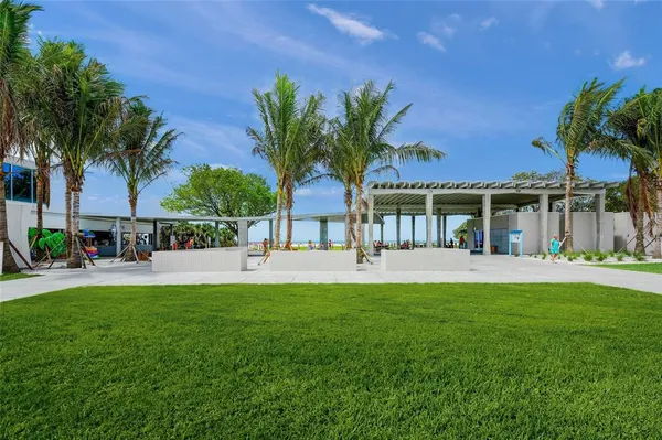 a view of an ocean and beach