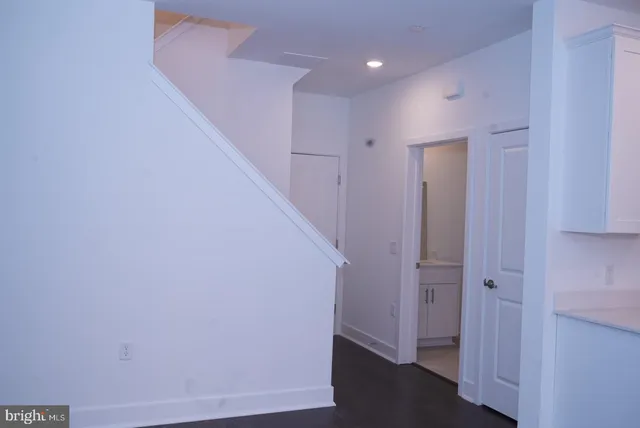 a view of entryway with stairs