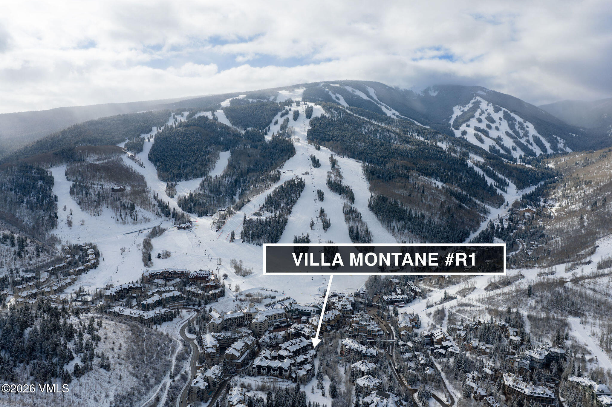 63 Avondale Lane, Unit R1 Beaver Creek, CO 81620 - Photo 32 of 37 2602_villas_at_bc_r1_aerial_e_marked