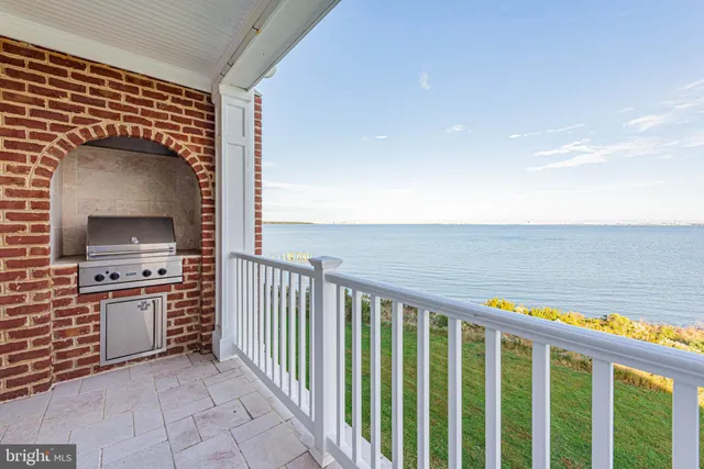 a view of city from balcony