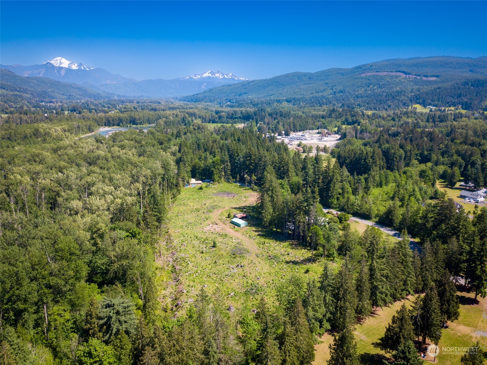 3326 Cedarville Road Bellingham, WA 98226 - Photo 37 of 40 a view of a city with lush green forest
