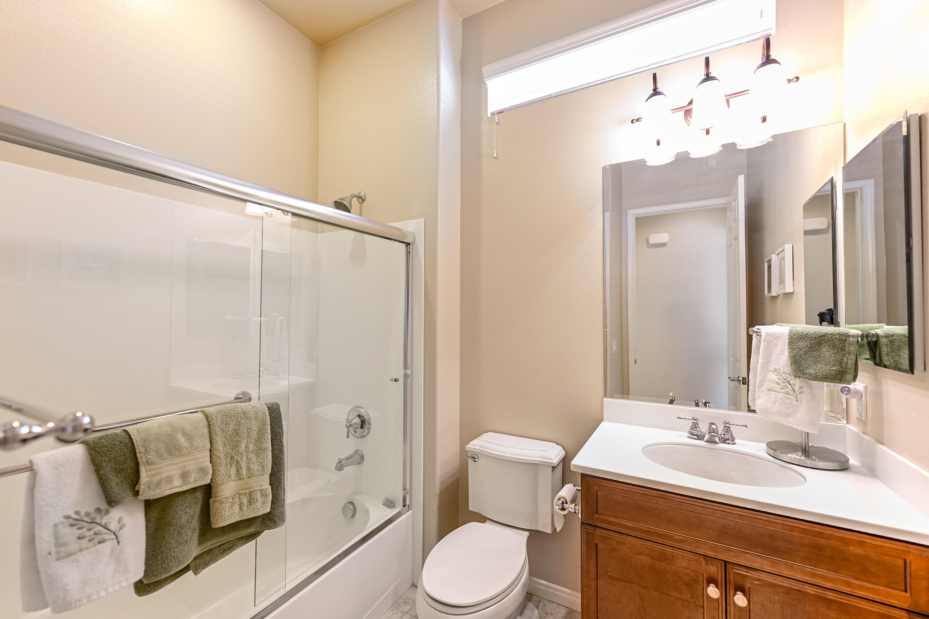 81674 Avenida Celaya Indio, CA 92203 - Photo 19 of 43 a bathroom with a sink a toilet and shower