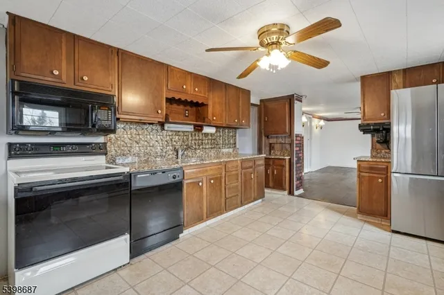 a view of gallery with wooden floor