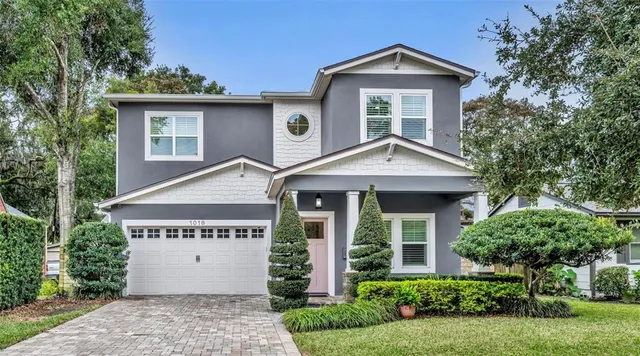 a house with a outdoor space