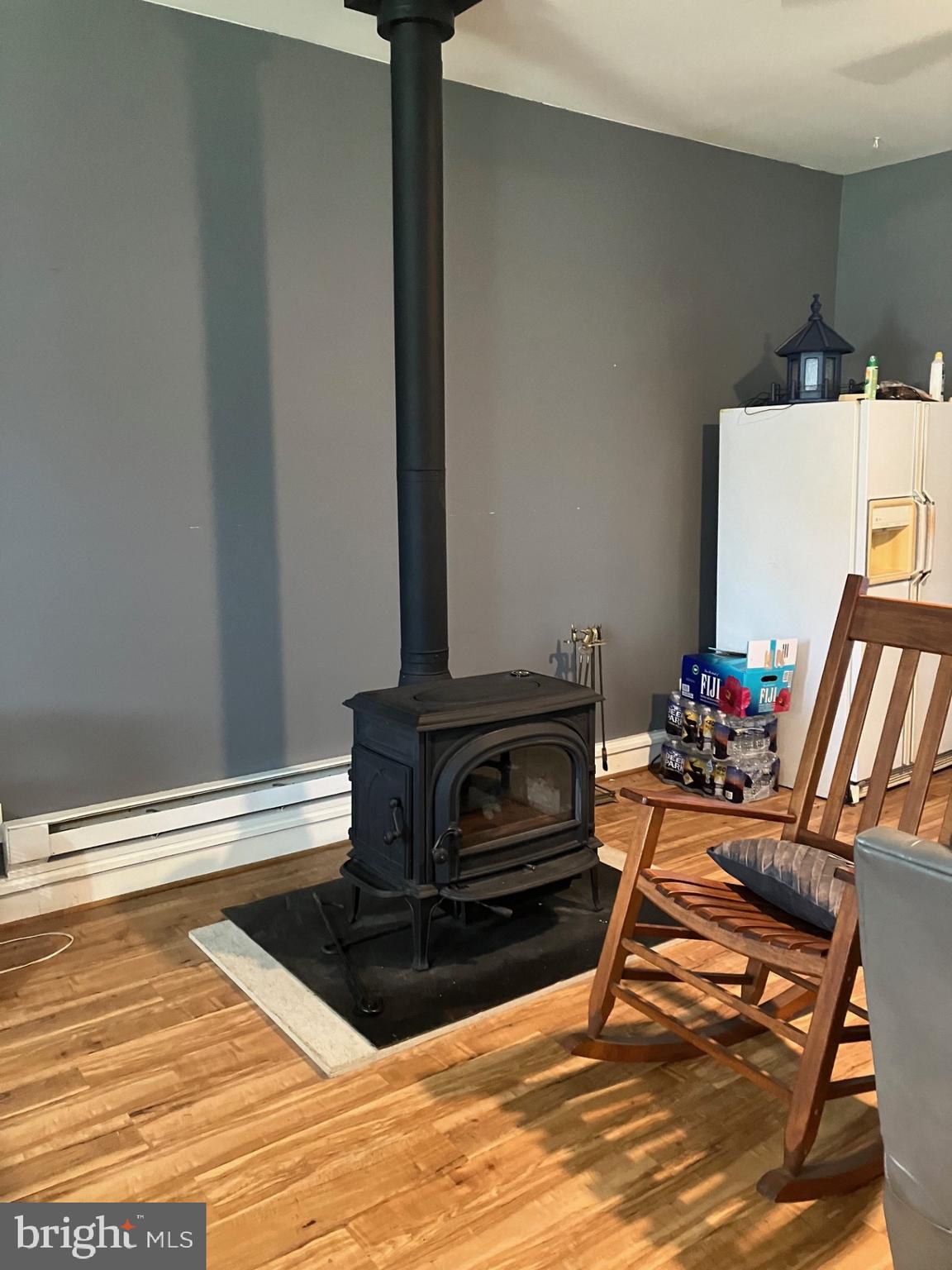 209 Olive Branch Road Stevensville, MD 21666 - Photo 11 of 19 a living room with a fireplace furniture and a wooden floor