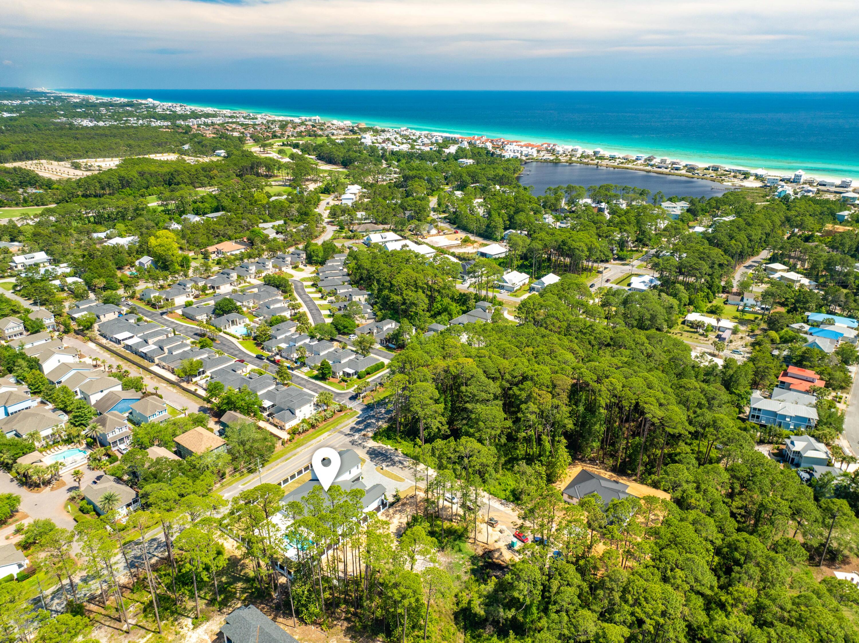 1124 Thompson Road Santa Rosa Beach, FL 32459 - Photo 44 of 44 1124 Thompson Aerial Marked-13