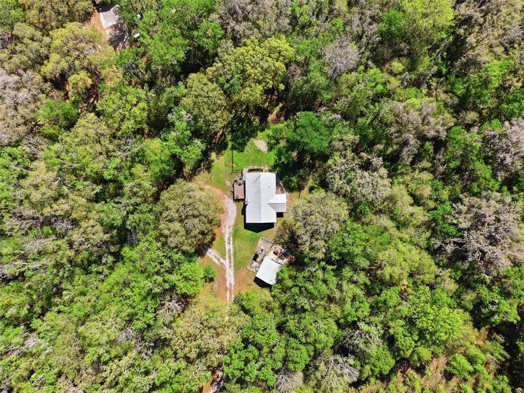 24350 Lanark Road Brooksville, FL 34601 - Photo 38 of 56 an aerial view of a house with a yard