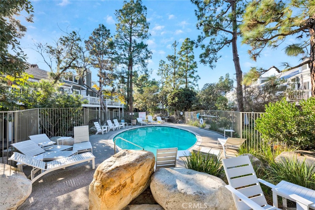 789 Grayling Bay Costa Mesa, CA 92626 - Photo 42 of 42 a view of a backyard with swimming pool
