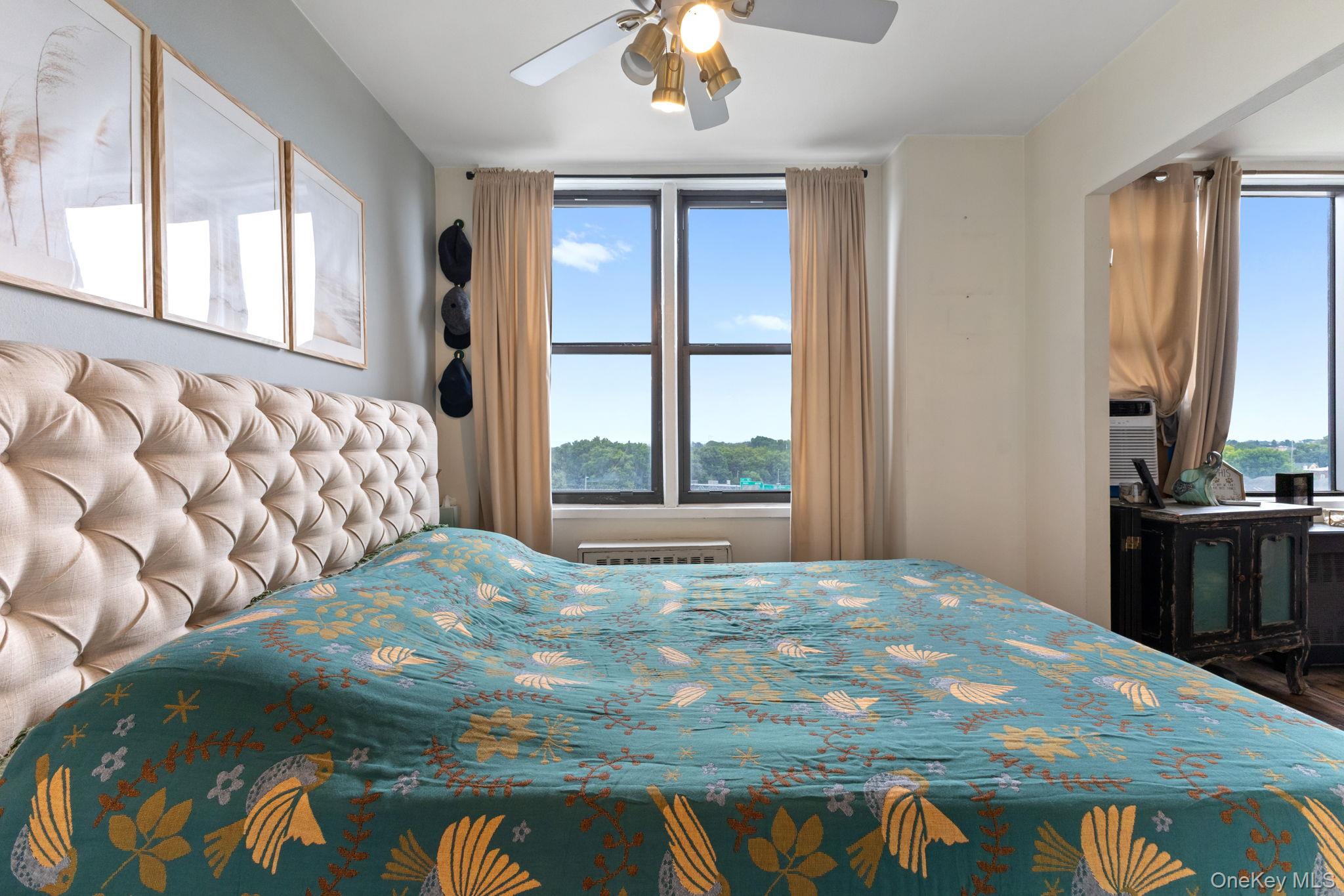 3121 Middletown Road, Unit 7L Bronx, NY 10461 - Photo 18 of 23 a bedroom with a bed and a window