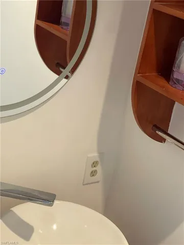 a view of a street from a balcony