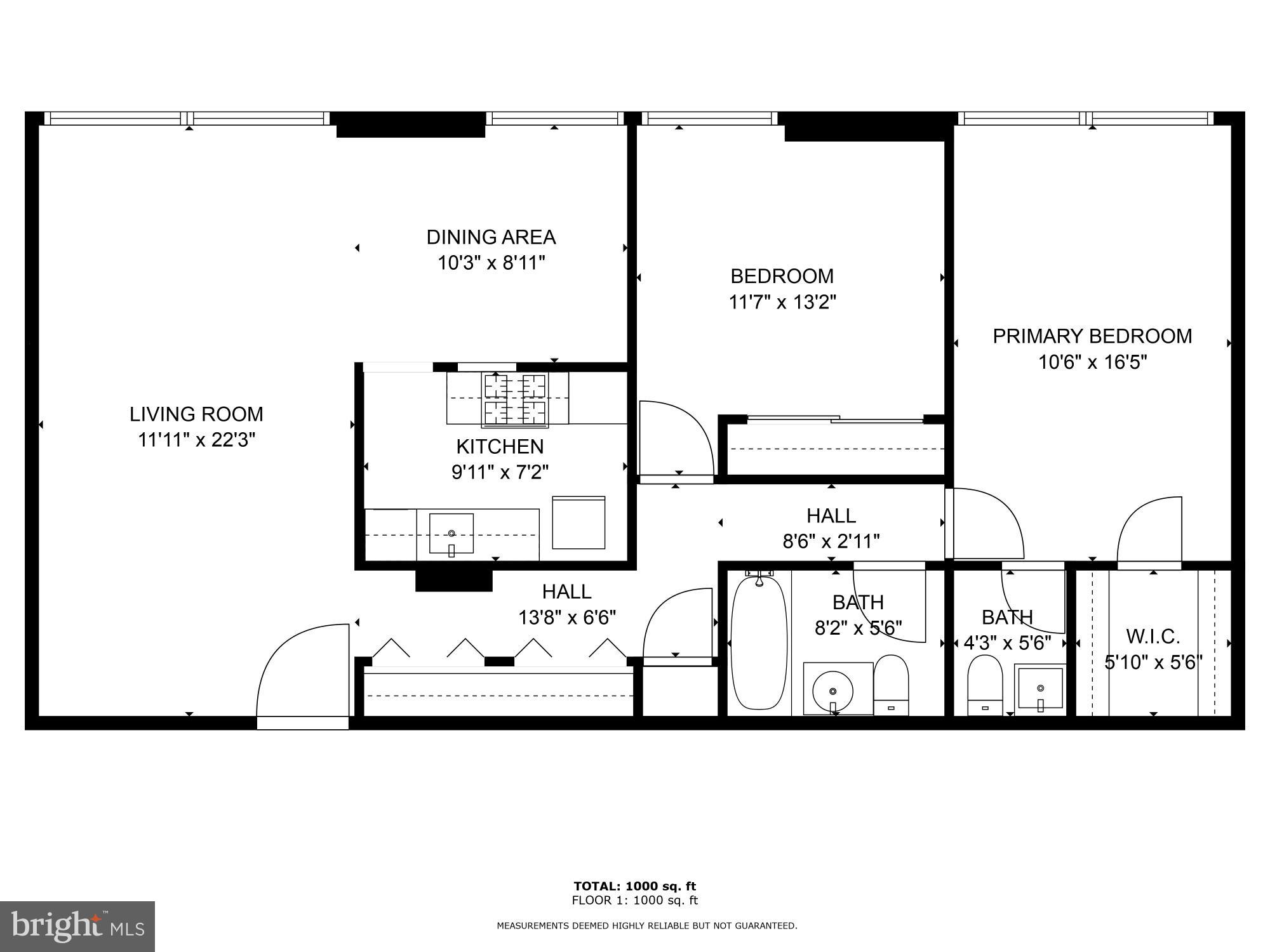 4390 Lorcom Lane, Unit 503 Arlington, VA 22207 - Photo 31 of 31 Spacious floor plan for modern living.