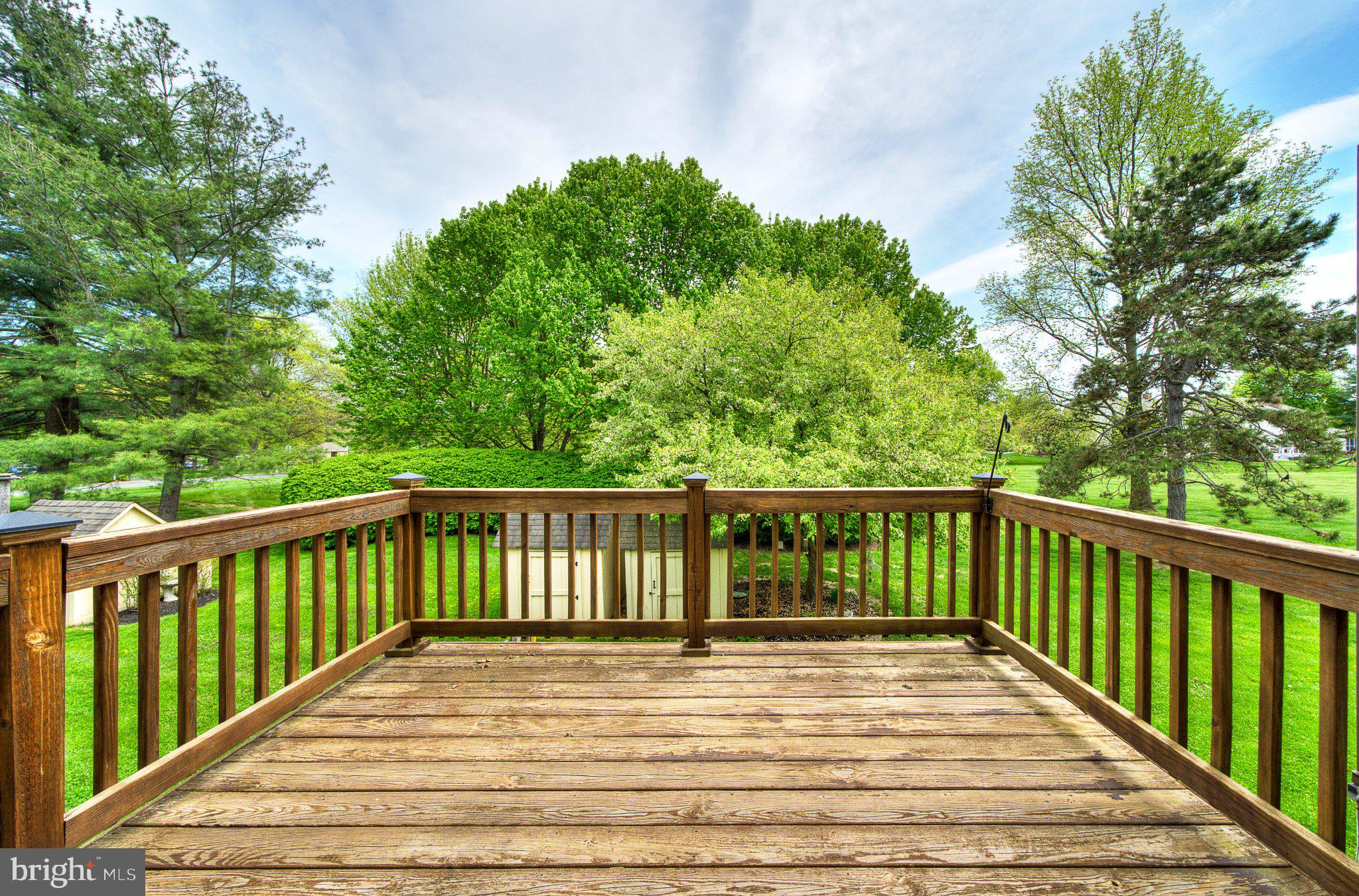 1833 Perrin Court Ambler, PA 19002 - Photo 33 of 58 Serene deck with lush green views.