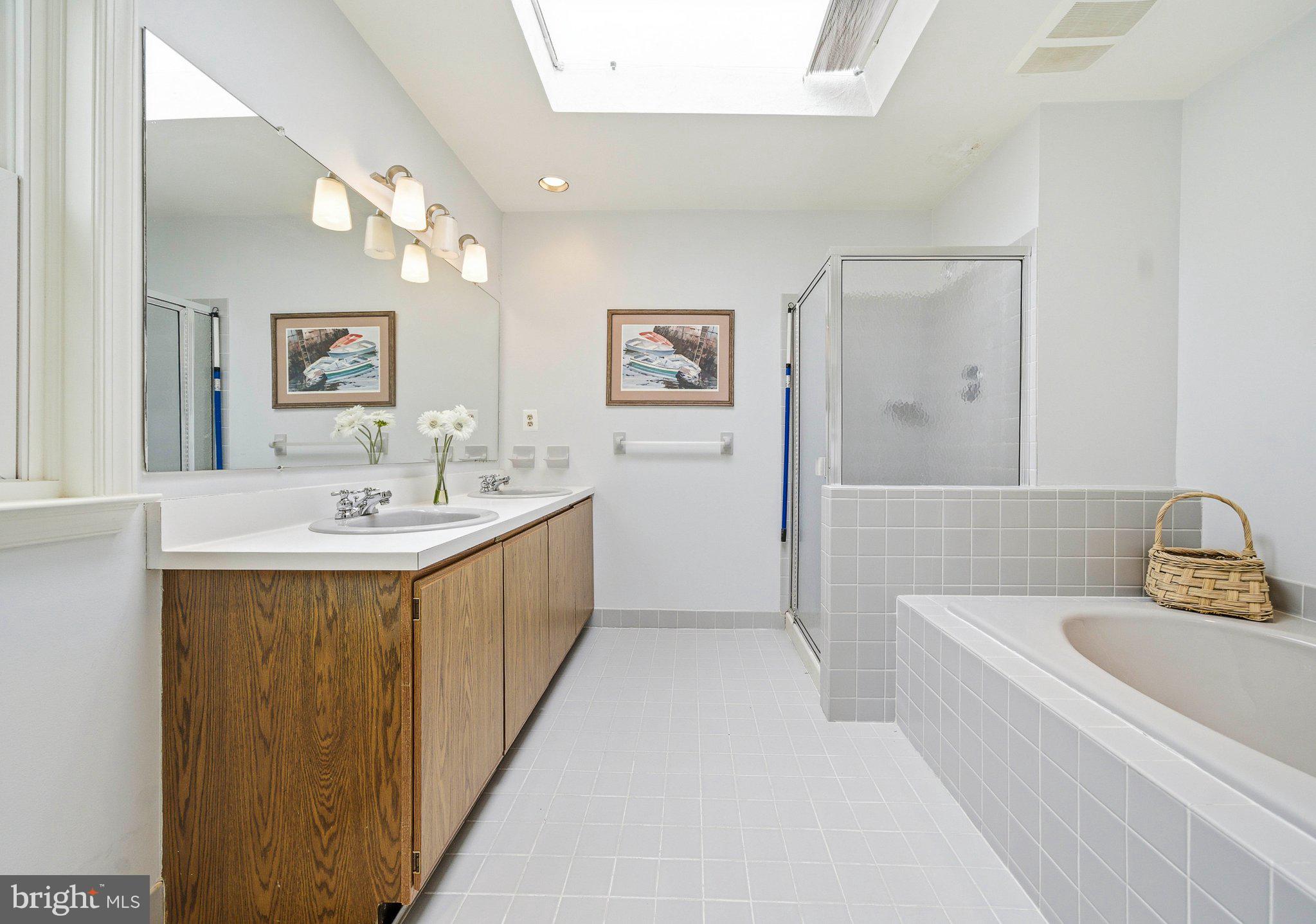 1833 Perrin Court Ambler, PA 19002 - Photo 38 of 58 Spacious, serene bathroom retreat.