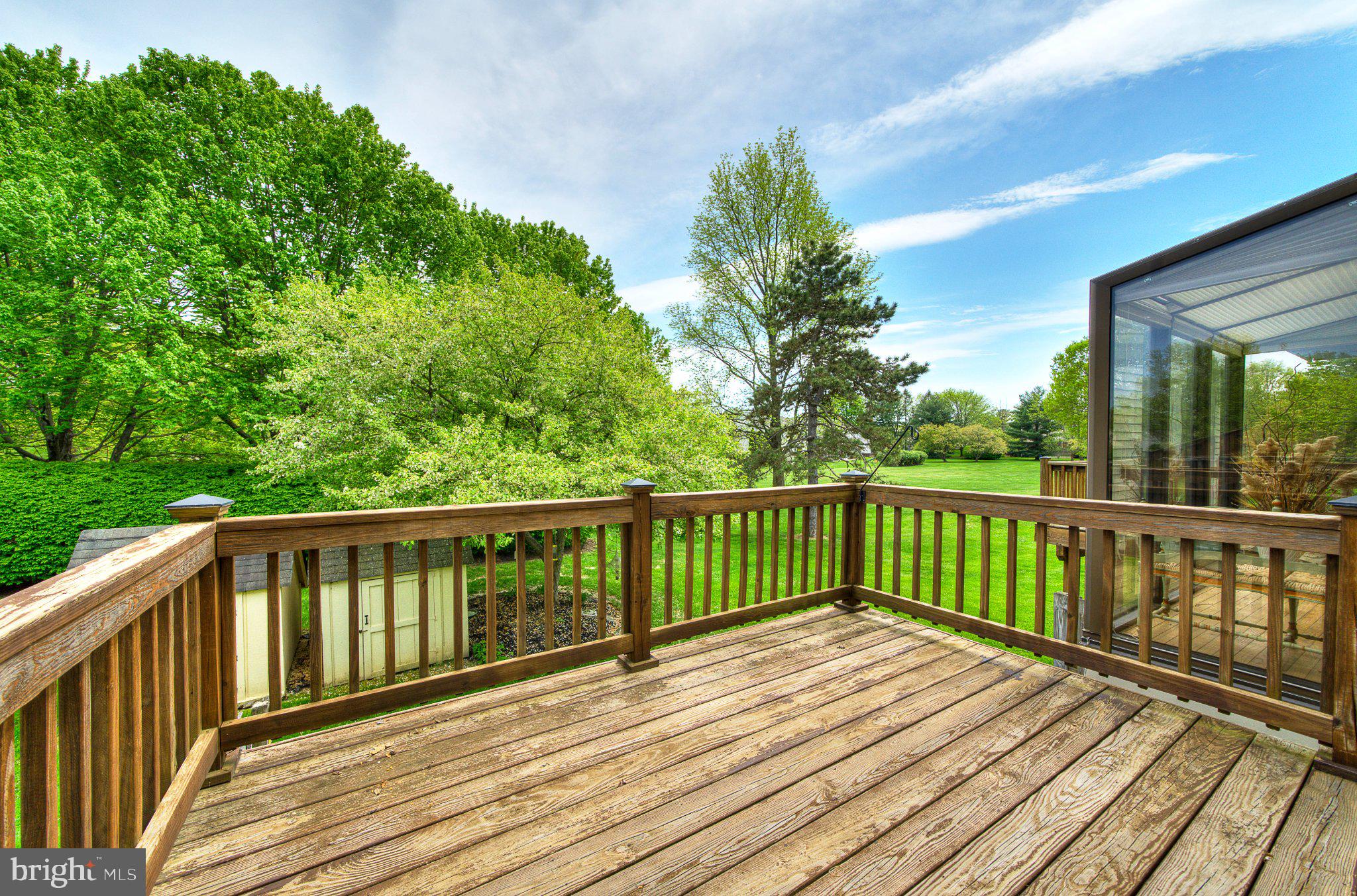 1833 Perrin Court Ambler, PA 19002 - Photo 49 of 58 Serene deck with lush green views.
