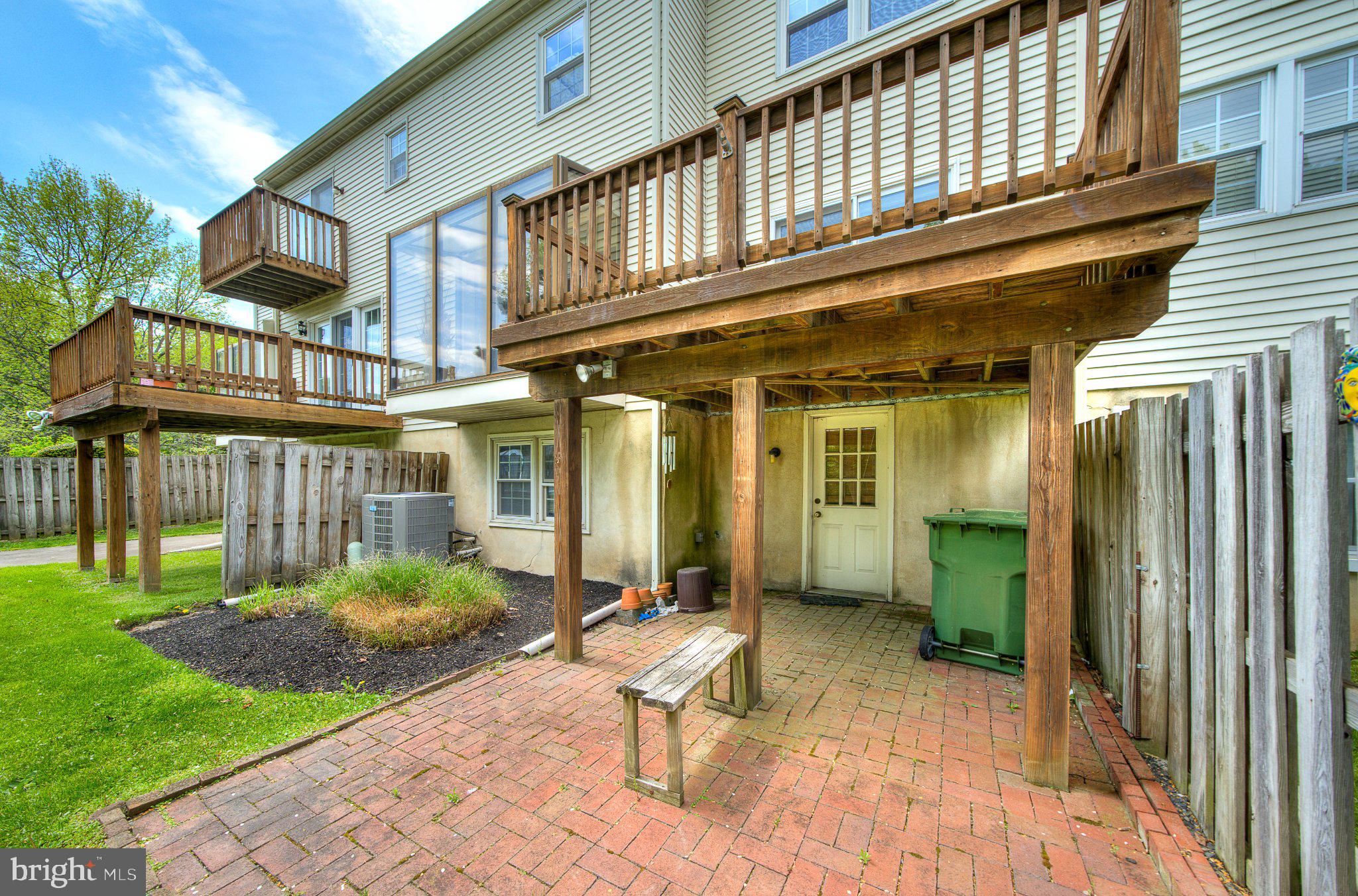 1833 Perrin Court Ambler, PA 19002 - Photo 52 of 58 Charming backyard with elevated decks.