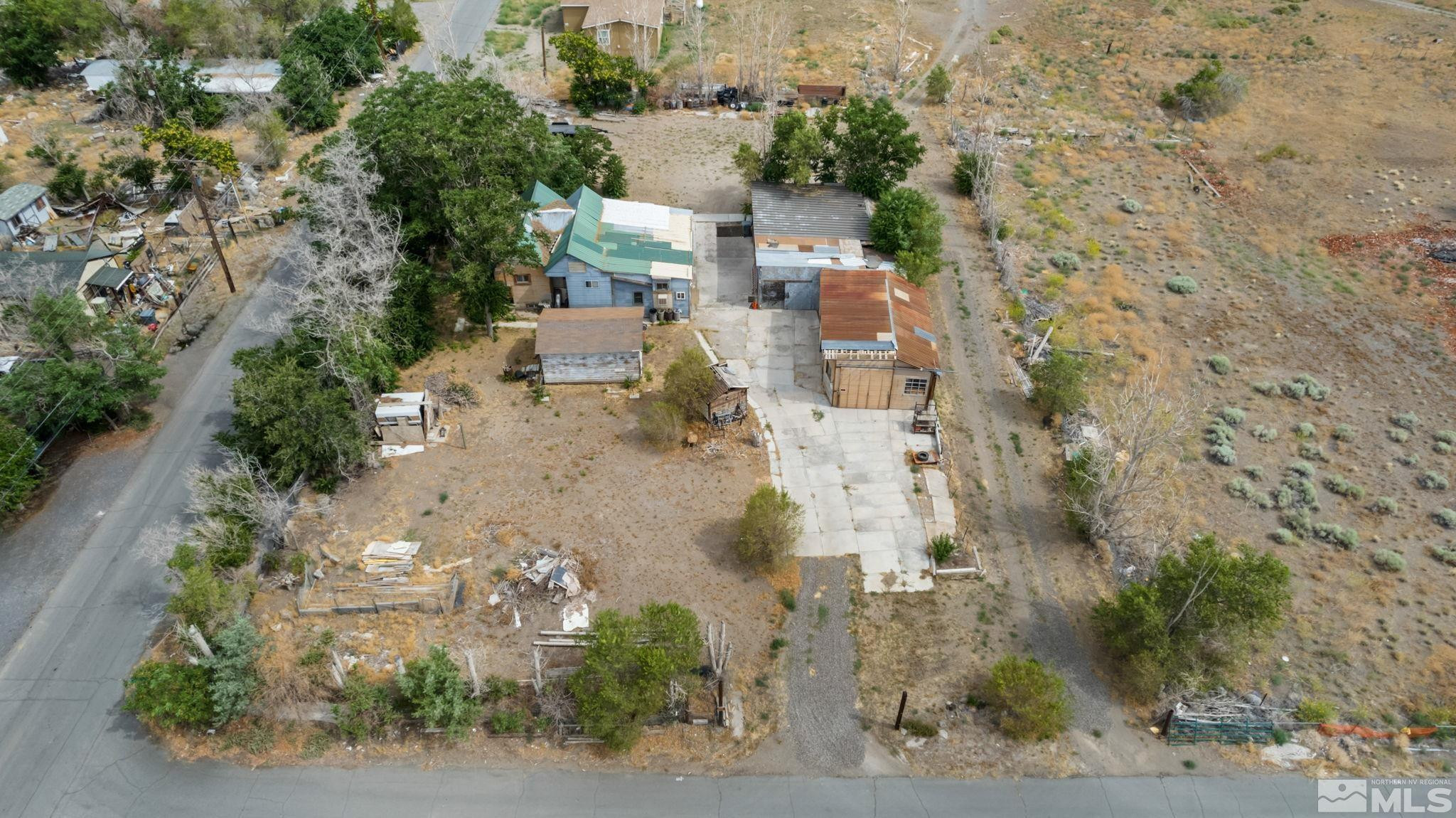 200 Reservation Road Wadsworth, NV 89442 - Photo 27 of 30 an aerial view of residential house with outdoor space