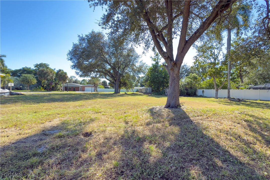 1329 Carlene Avenue Fort Myers, FL 33901 - Photo 10 of 10 a view of yard with swimming pool and trees