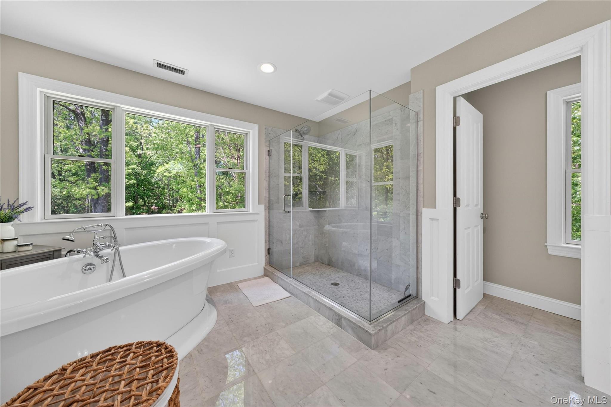 28 Bethlehem Road New Windsor, NY 12553 - Photo 33 of 50 a spacious bathroom with a shower and a bathtub