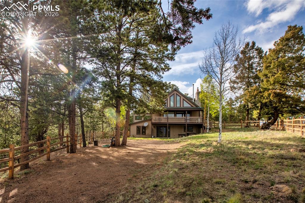 45 Barr Lake Circle Divide, CO 80814 - Photo 1 of 40 a front view of a house with a yard