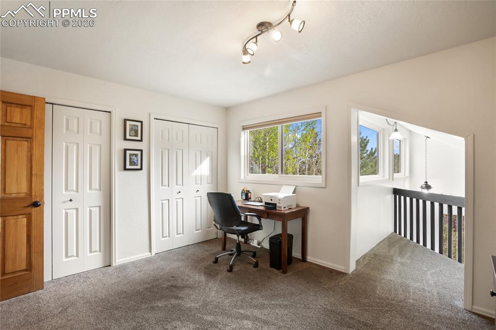 45 Barr Lake Circle Divide, CO 80814 - Photo 21 of 40 a view of a livingroom with furniture and windows