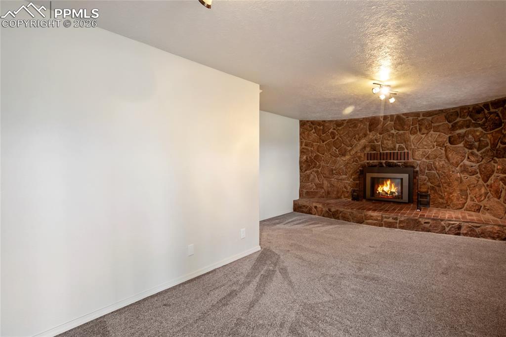 45 Barr Lake Circle Divide, CO 80814 - Photo 23 of 40 a view of an empty room and fire place