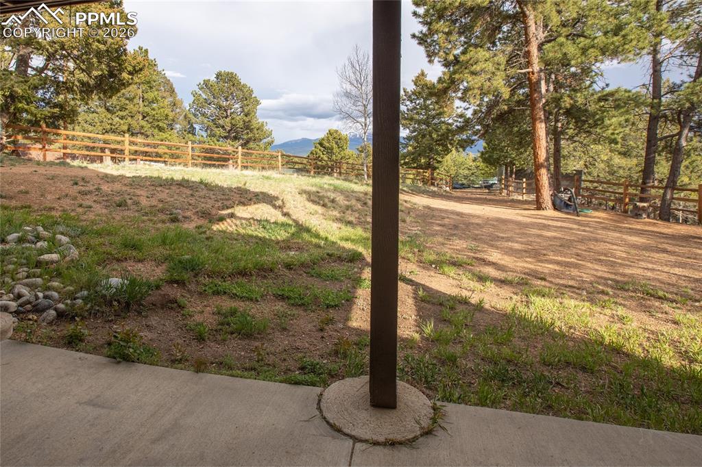45 Barr Lake Circle Divide, CO 80814 - Photo 36 of 40 a view of a yard with an outdoor space