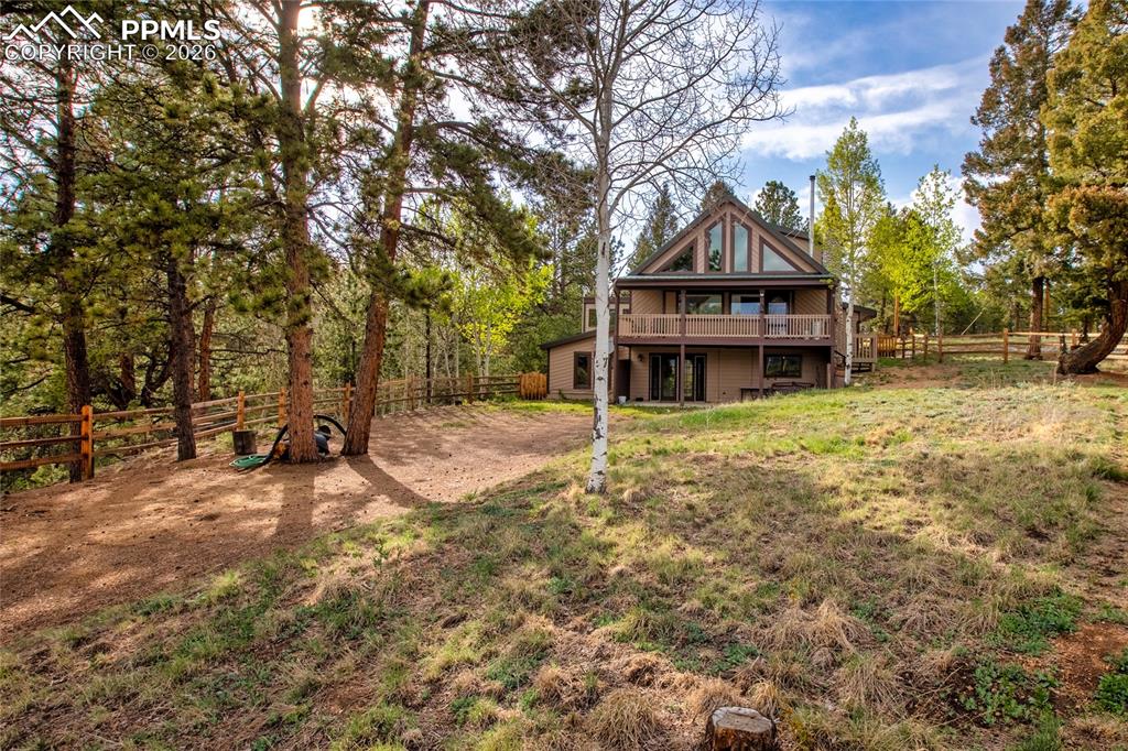 45 Barr Lake Circle Divide, CO 80814 - Photo 40 of 40 a view of house with a outdoor space