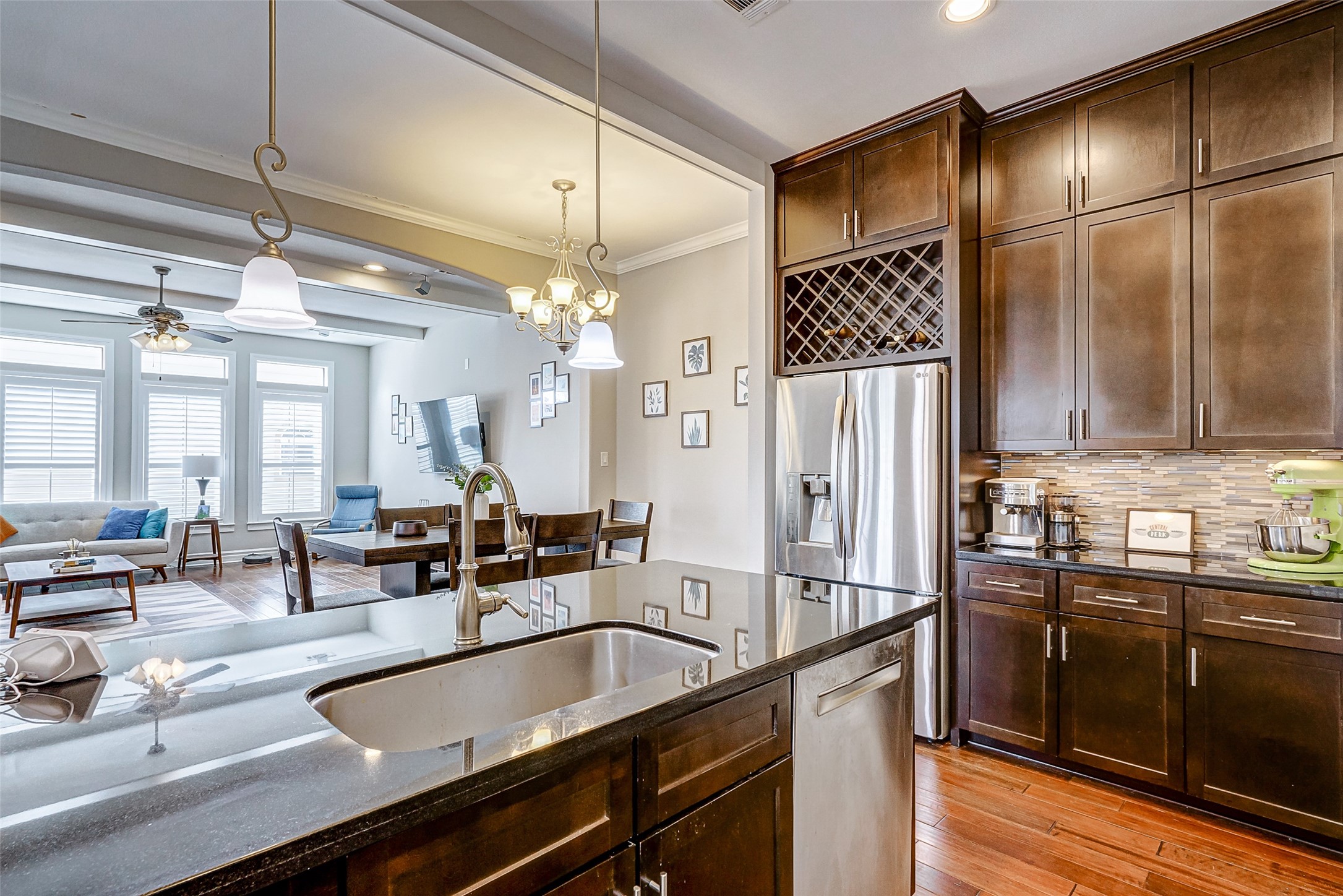 1237 West 24th Street Houston, TX 77008 - Photo 11 of 35 a kitchen with stainless steel appliances a sink stove and refrigerator
