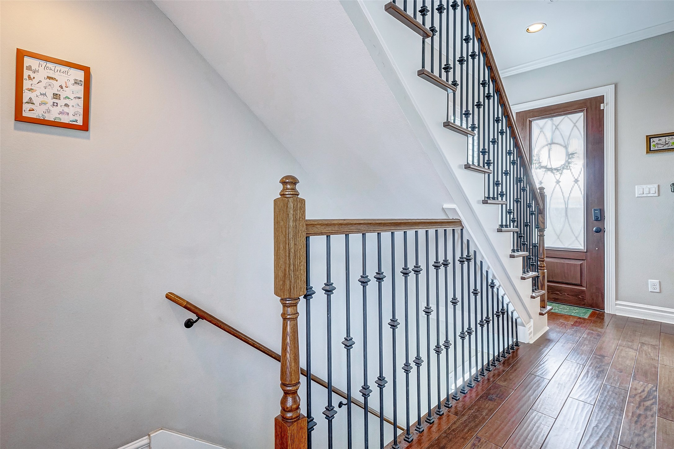 1237 West 24th Street Houston, TX 77008 - Photo 15 of 35 a view of entryway with wooden floor