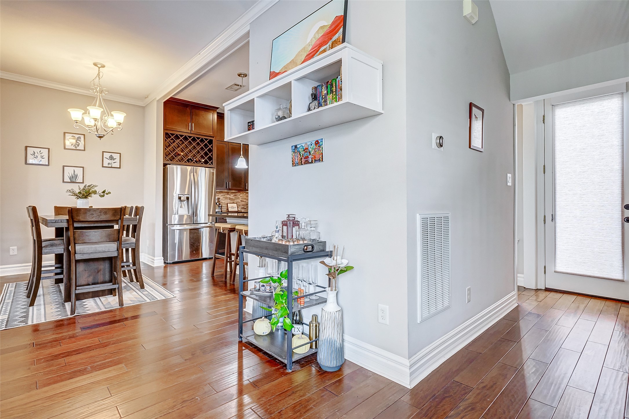 1237 West 24th Street Houston, TX 77008 - Photo 16 of 35 a living room with furniture and wooden floor