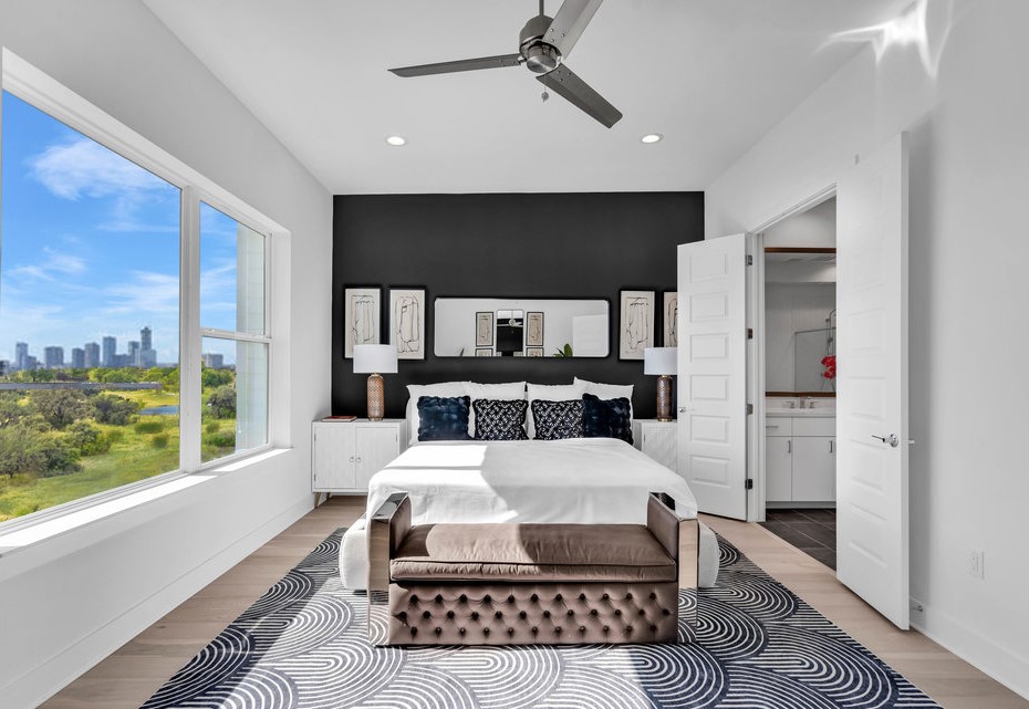 2805 McCurdy Street, Unit 2 Austin, TX 78723 - Photo 14 of 34 a living room with furniture and a large window
