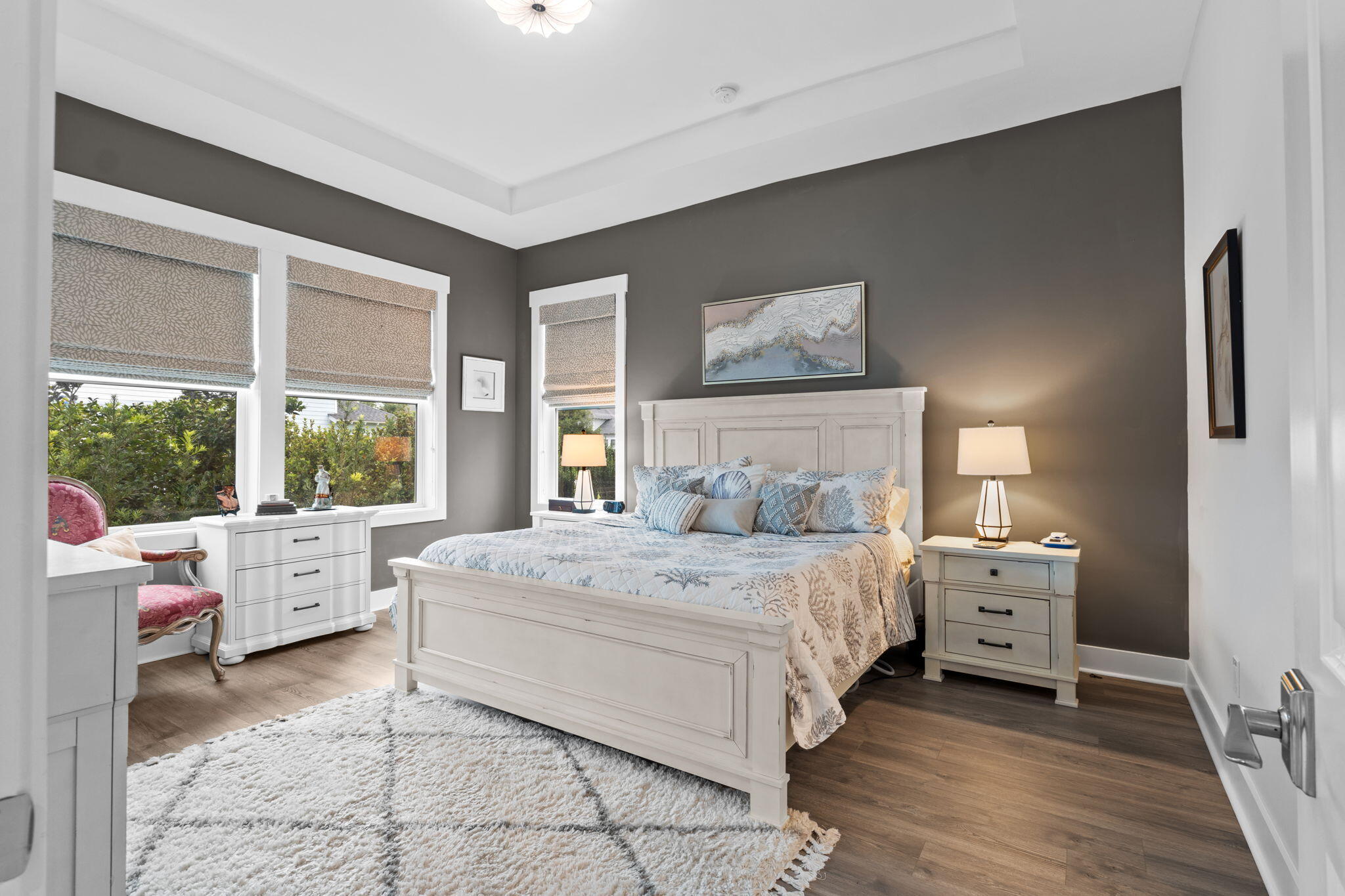 121 West Lafayette Rd Inlet Beach Inlet Beach, FL 32461 - Photo 15 of 41 a bedroom with a bed and a large window