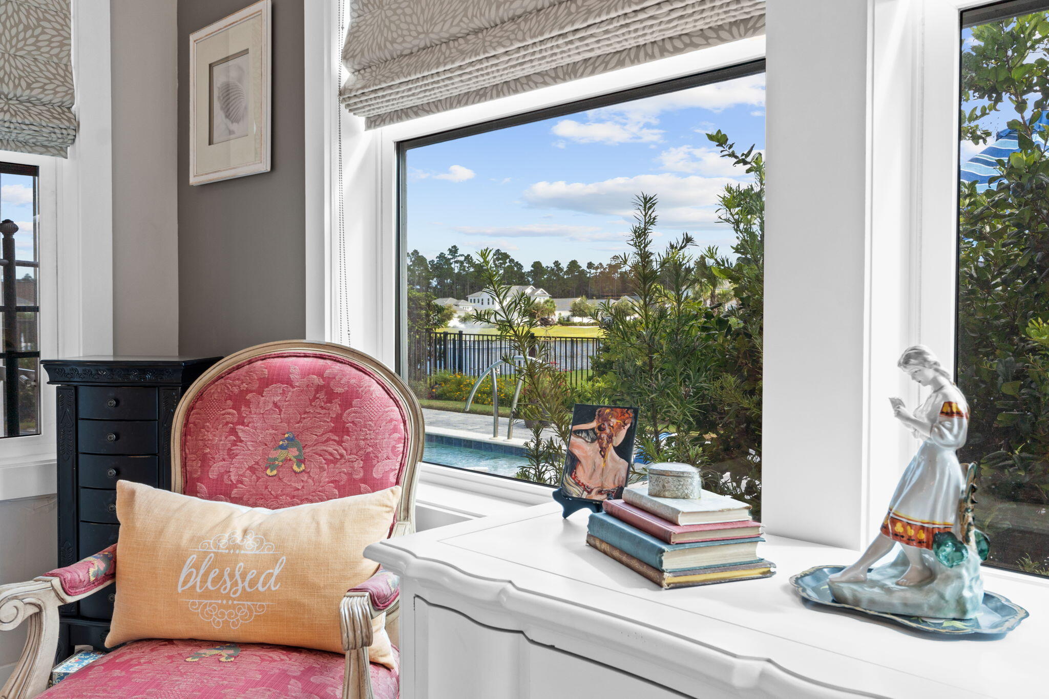 121 West Lafayette Rd Inlet Beach Inlet Beach, FL 32461 - Photo 17 of 41 a living room with furniture and a floor to ceiling window