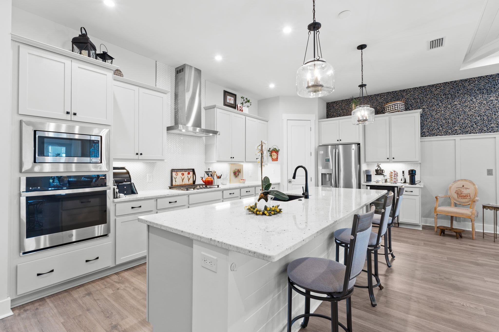 121 West Lafayette Rd Inlet Beach Inlet Beach, FL 32461 - Photo 10 of 41 a kitchen with a dining table and chairs
