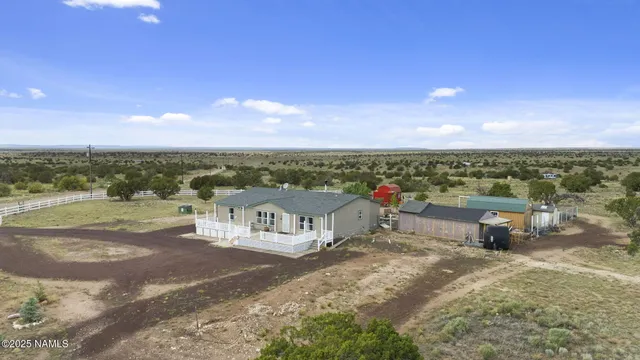 a view of a terrace with city view