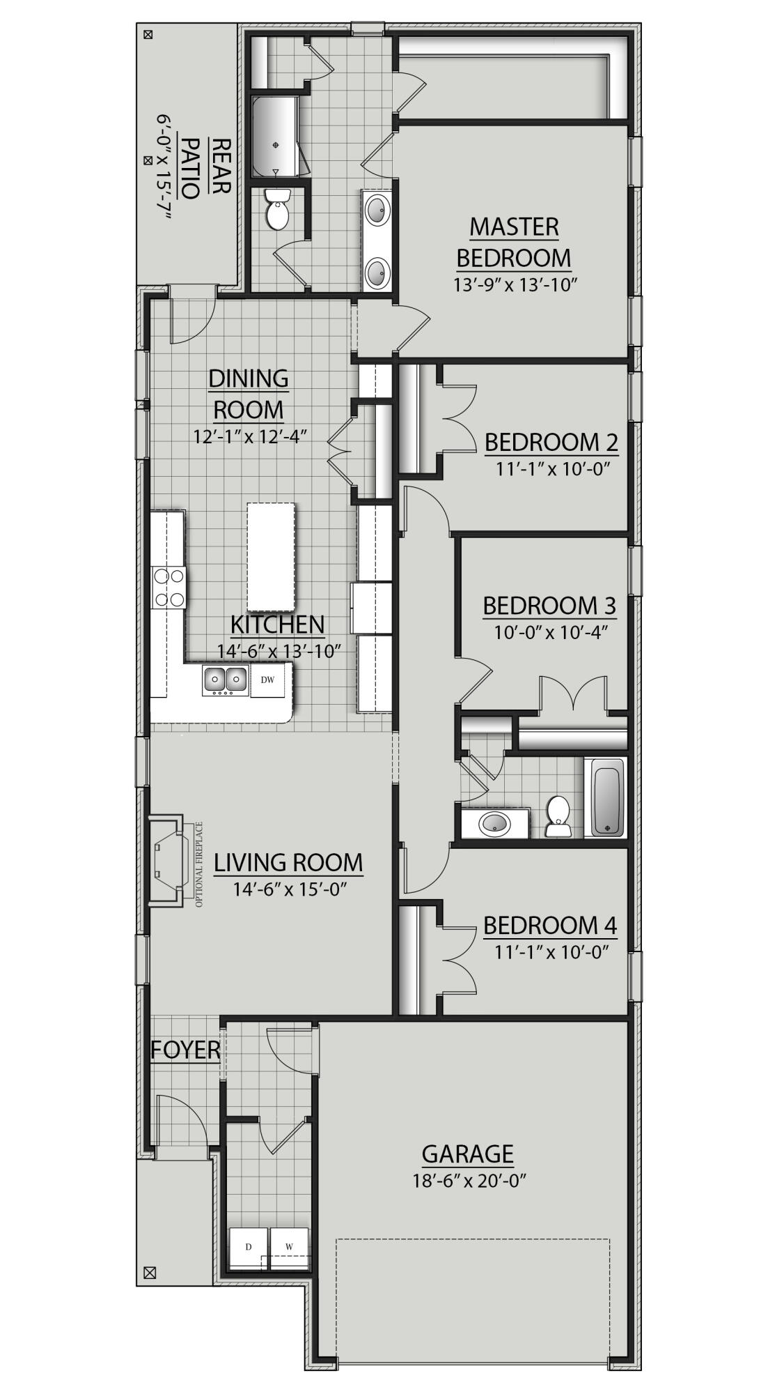 699 Earl Godwin Road Freeport, FL 32439 - Photo 22 of 22 EVERGLADES FAMILY Floor Plans