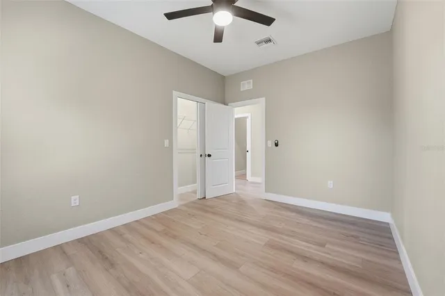wooden floor in an empty room